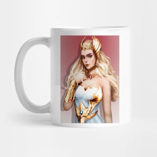 She-Ra with Broskull Necklace Character Art with BG V.2 Mug